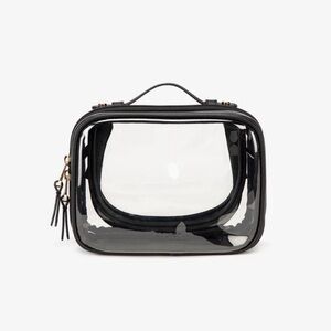 CalPak Small Clear Cosmetics Case - Black